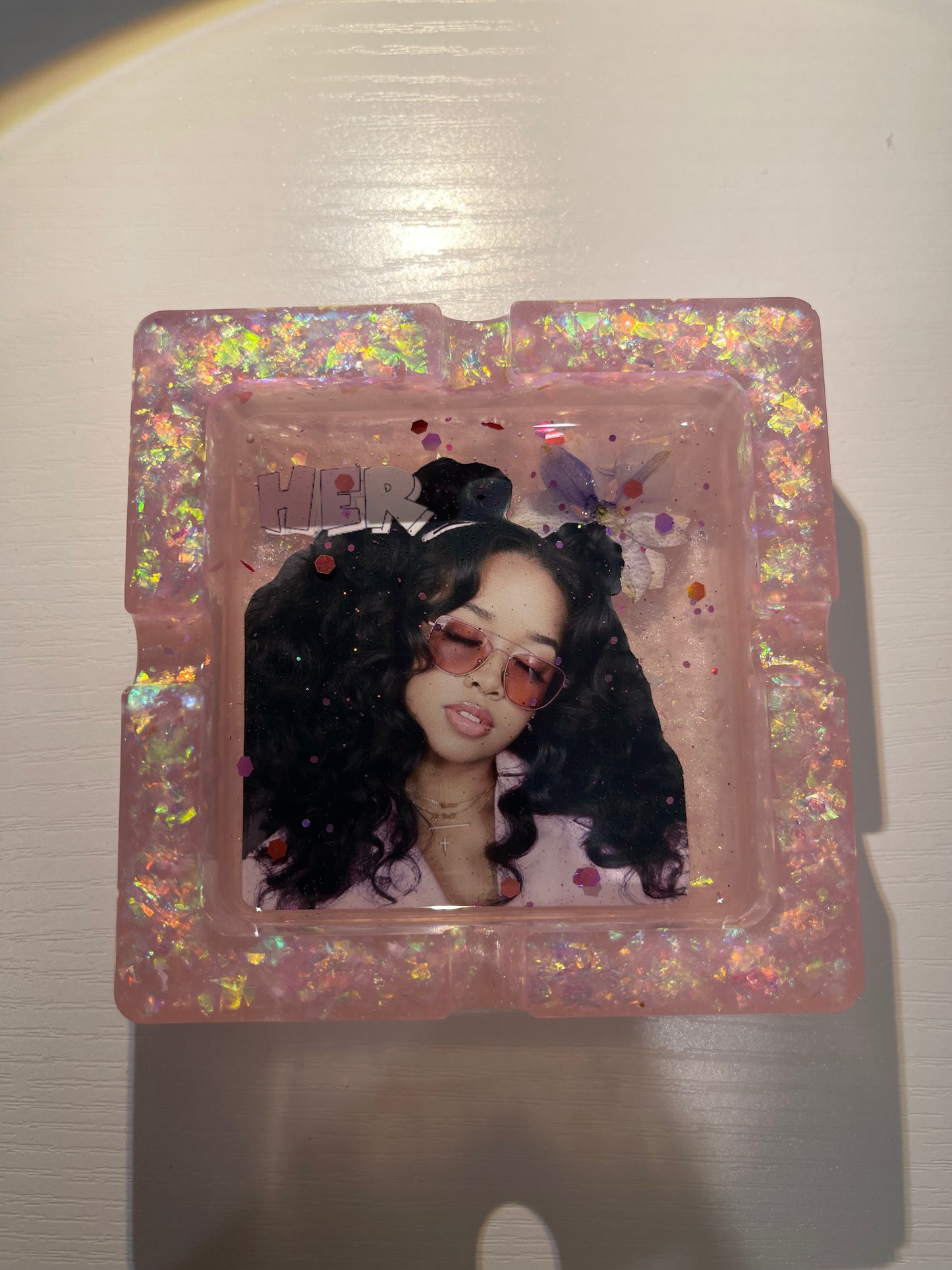 HER | I'm She Pinkish Purple Resin Ashtray