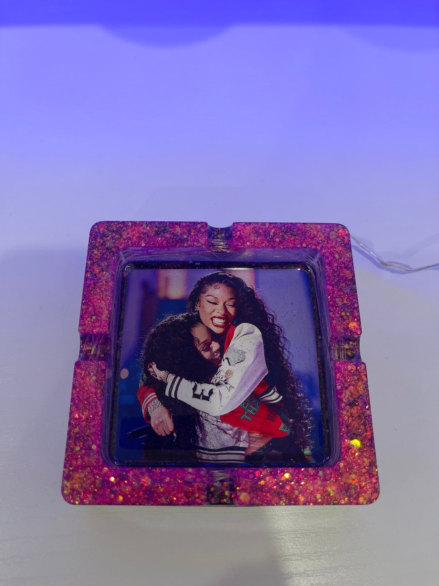 MeganTheeStallion X Glorilla|GLO Meg! Light Up Resin Ashtray