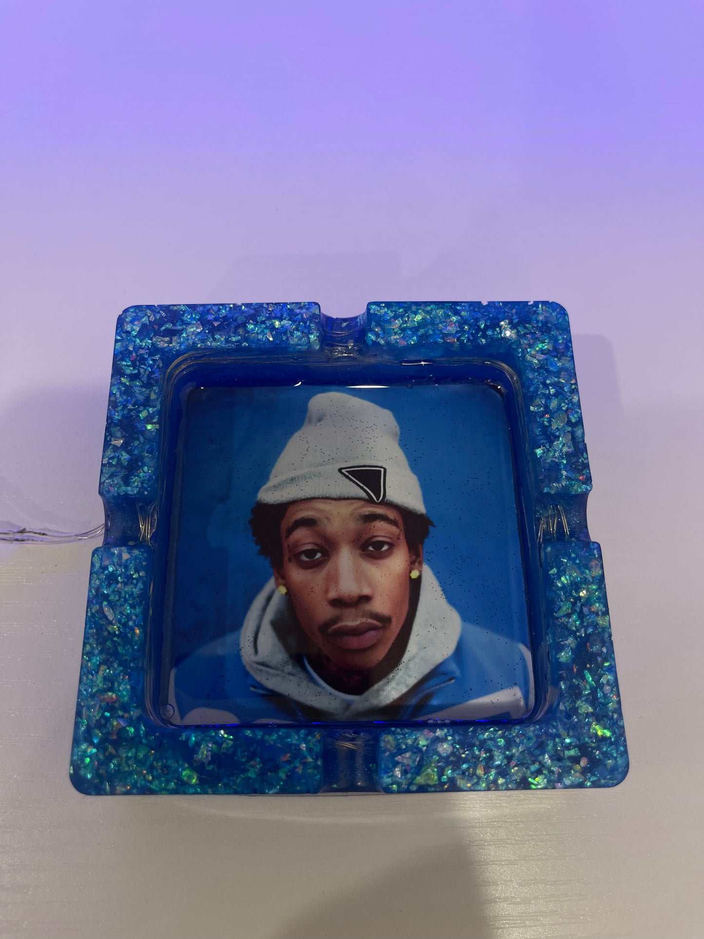 Wiz Khalifa| Blue Wiz Light Up Resin Ashtray