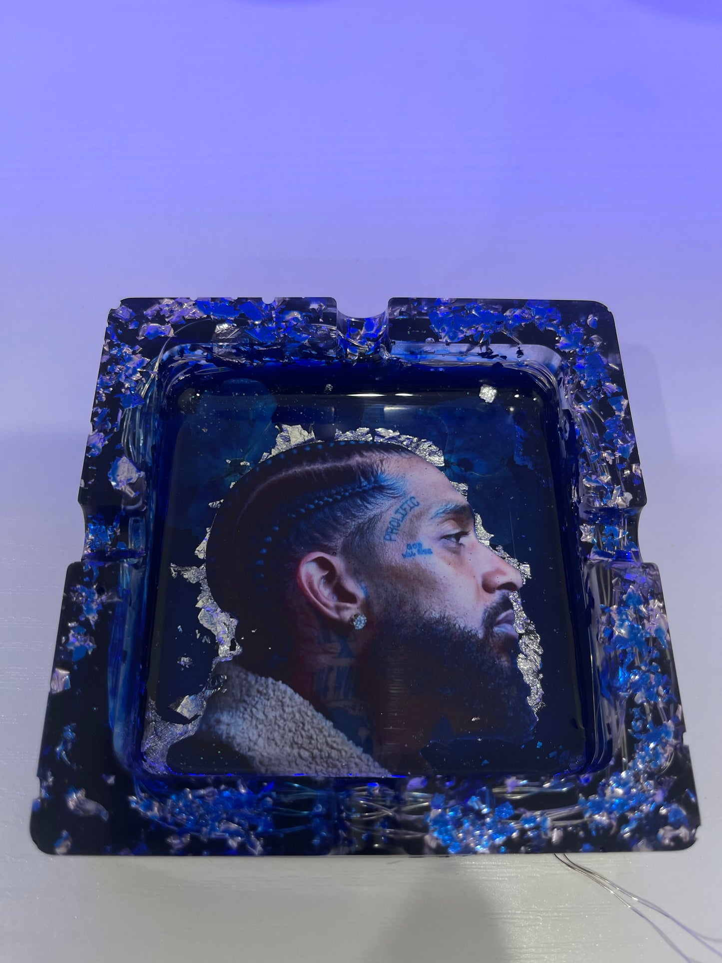 Nipsey Hussle| Level Up Nipsey Light Up Resin Ashtray