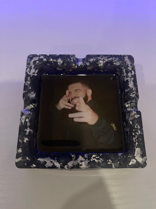 Drake | Top Shottas Silver Resin Ashtray