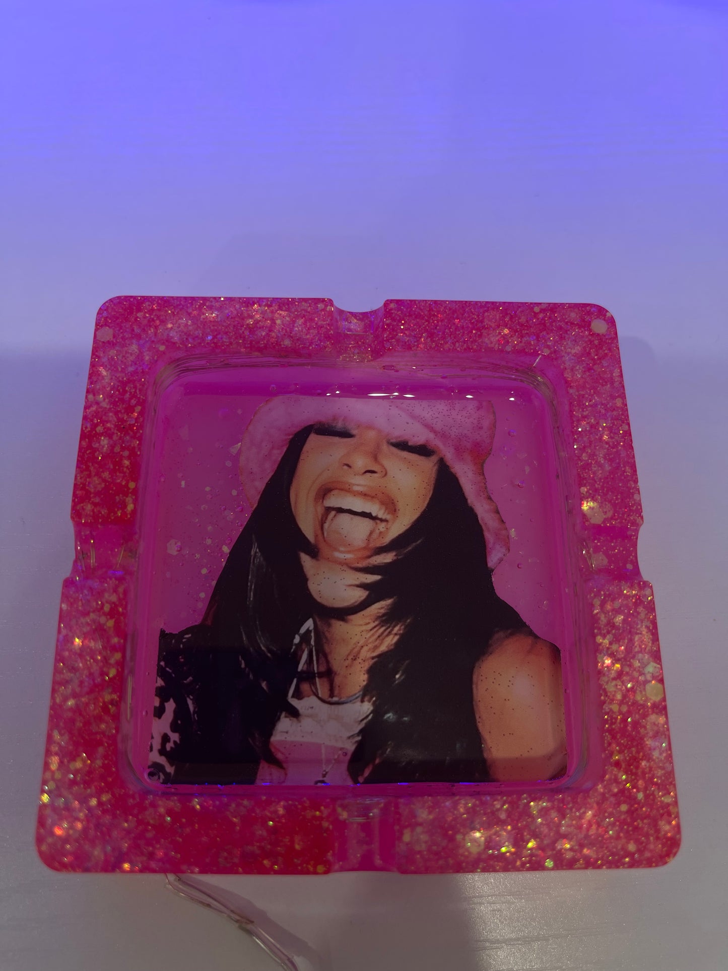 Aaliyah| Pinkaaliyah! Light Up Resin Ashtray