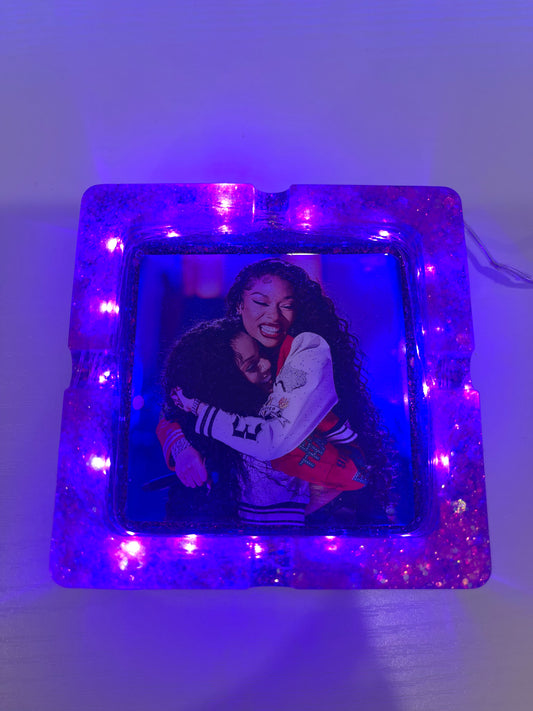 MeganTheeStallion X Glorilla|GLO Meg! Light Up Resin Ashtray