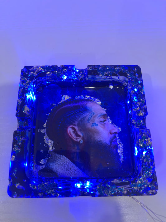 Nipsey Hussle| Level Up Nipsey Light Up Resin Ashtray